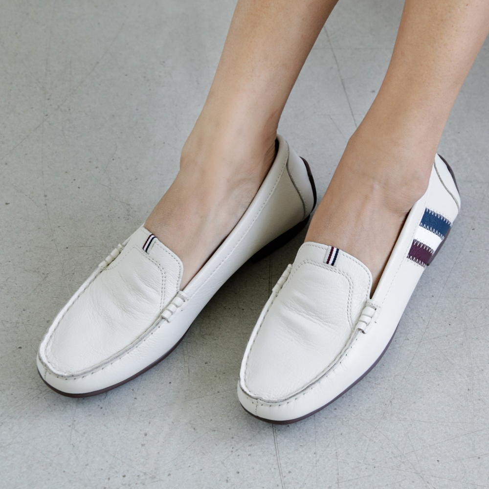 [GISSE 지쎄] 천연가죽 여성수제화 루크 드라이빙 통굽 로퍼 GIS-41296