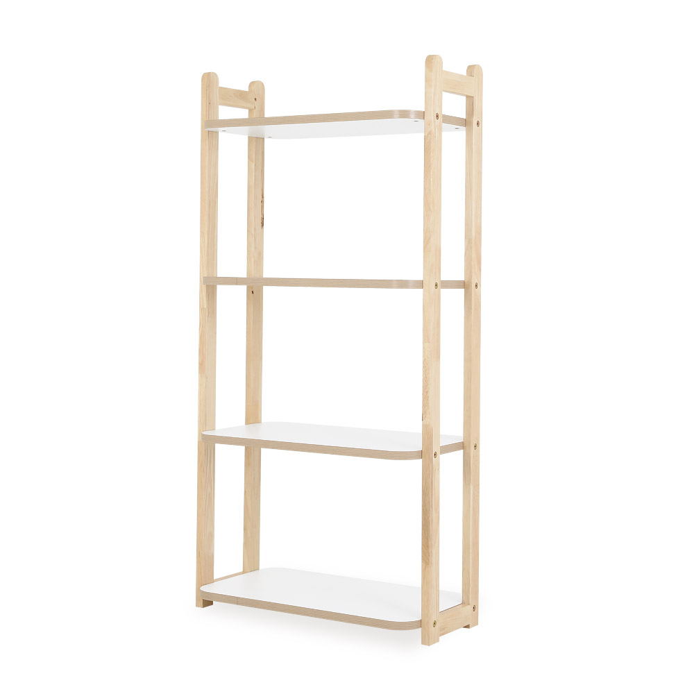 린백토리 LTG284J 낮은 미니 원목 4단 조립식 거실 책장 DIY 600