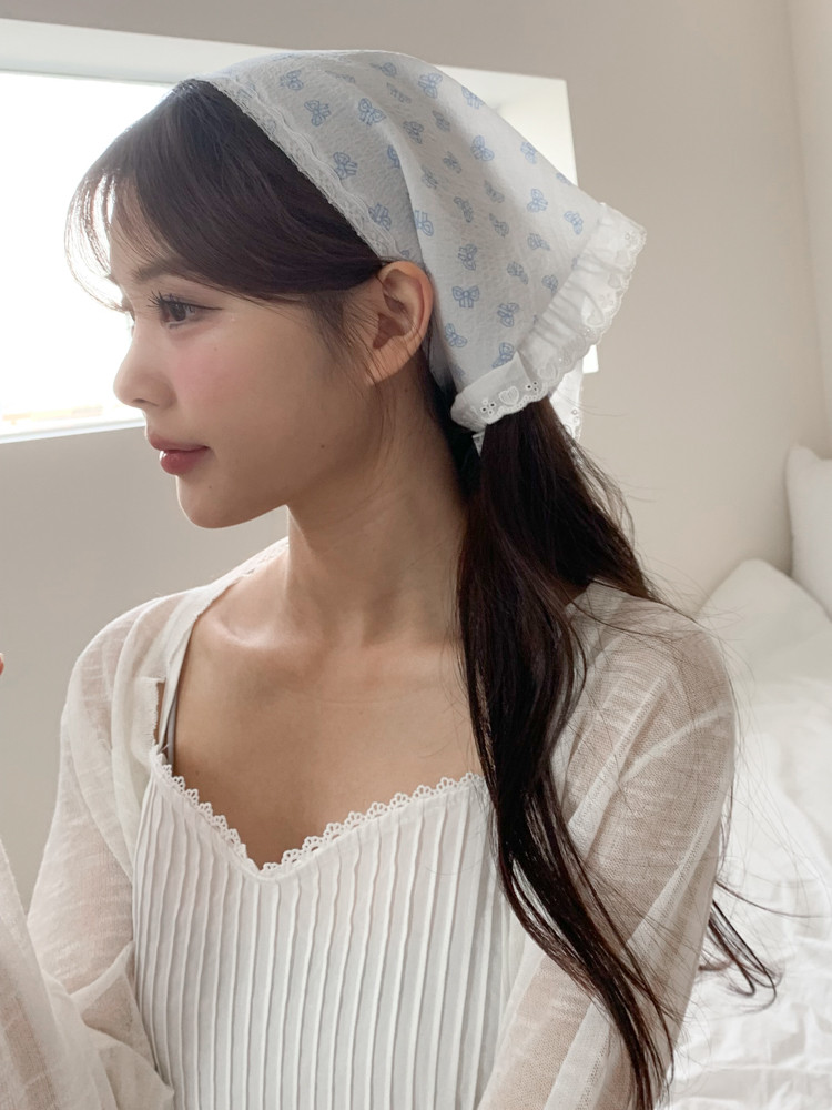 [❤당일출고❤14종] 코티지코어 여름 헤어 두건 반다나 삼각 스카프 모음 *2개이상 구매시 할인 상세 이미지 134
