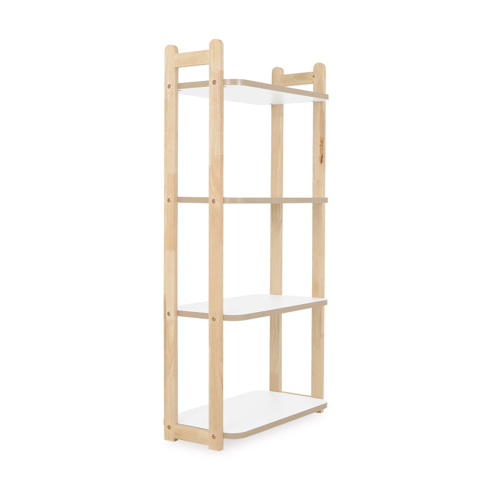 린백토리 LTG284J 낮은 미니 원목 4단 조립식 거실 책장 DIY 600