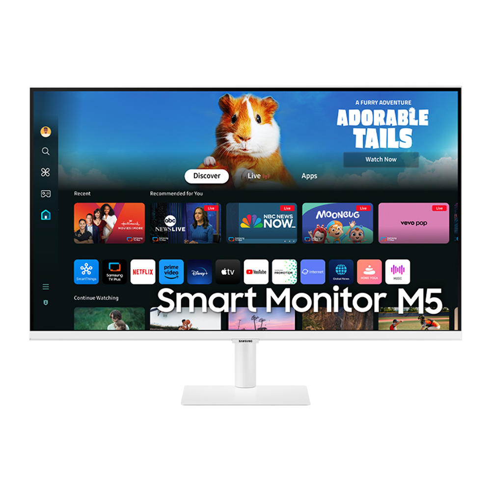삼성 삼텐바이미 32인치 스마트 IPTV M5 M50D 화이트에디션+이동식 거치대 스탠드 - 상세 이미지 2