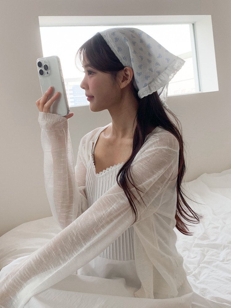 [❤당일출고❤14종] 코티지코어 여름 헤어 두건 반다나 삼각 스카프 모음 *2개이상 구매시 할인 상세 이미지 136