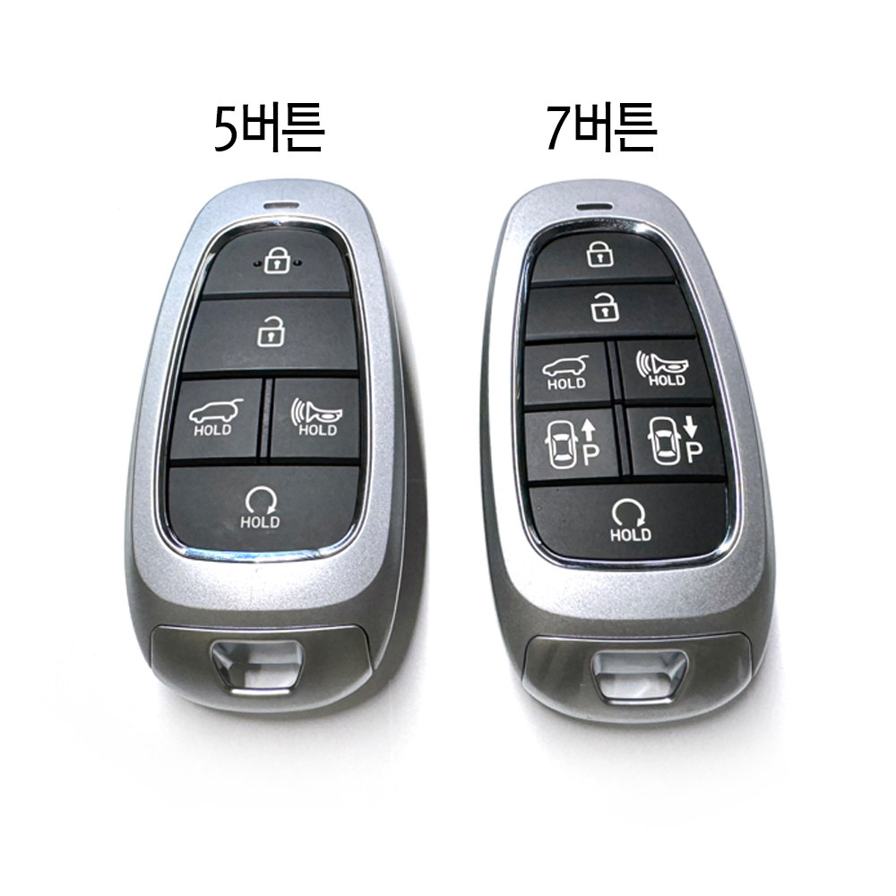 더뉴팰리세이드 5버튼 스마트키 리모컨 교체형 케이스 탑폴딩키 - 상세 이미지 3