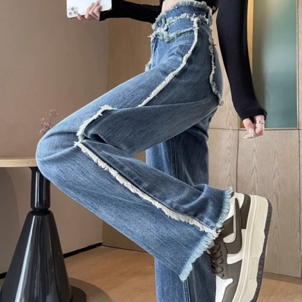 구해줘홈즈 박지민 청바지 와이드 프렌치 - 상품 이미지