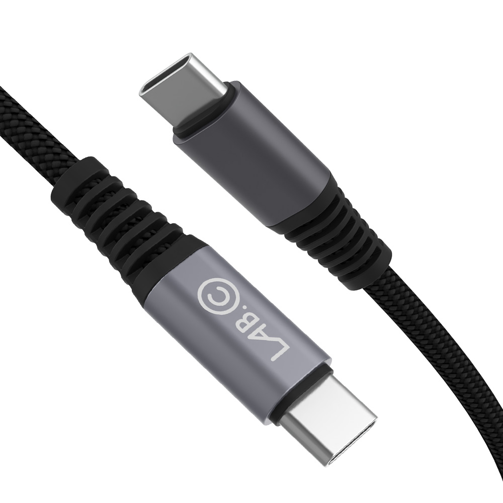 랩씨 C타입 초고속 충전 케이블 (삼성 PPS 충전 완벽 호환) 100W, 3m, 블랙 제품 이미지