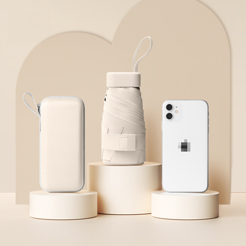 귀여운 미니 사각 양산 암막 우양산 자외선차단