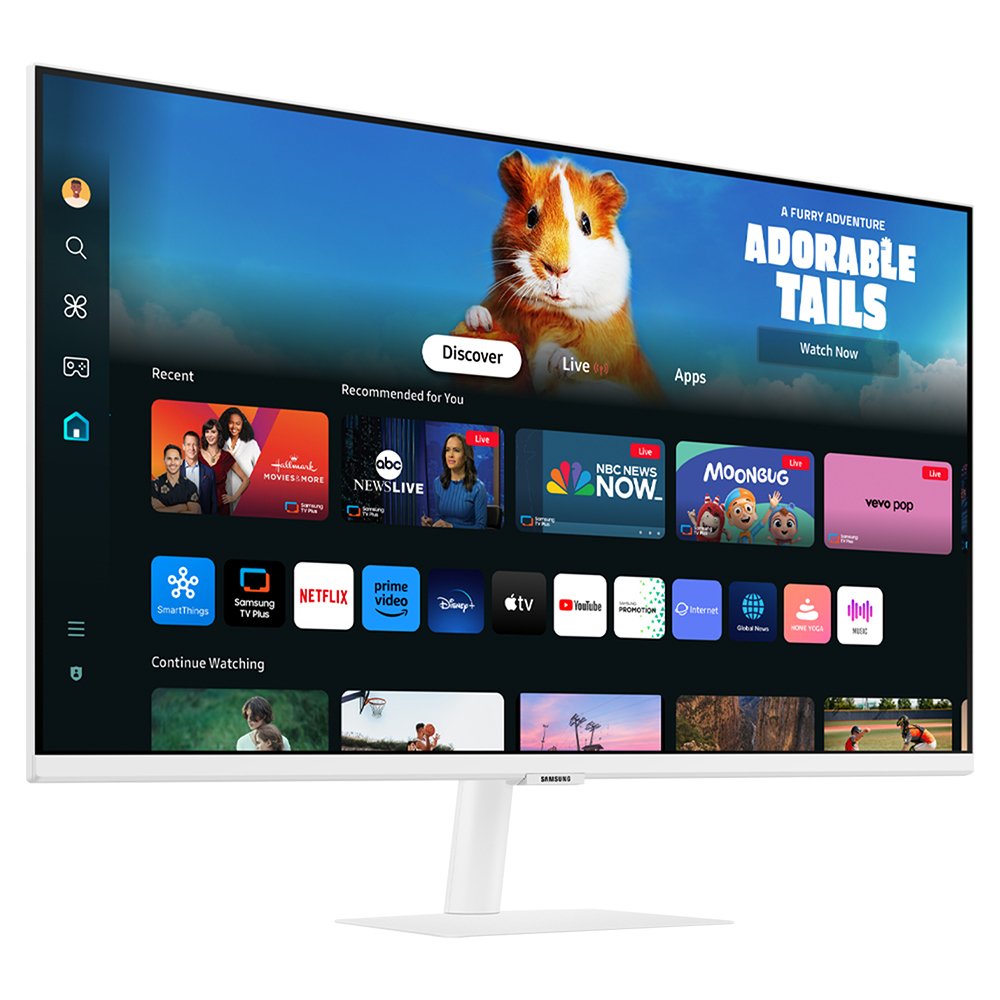 삼성 삼텐바이미 32인치 스마트 IPTV M5 M50D 화이트에디션+이동식 거치대 스탠드 - 상세 이미지 3