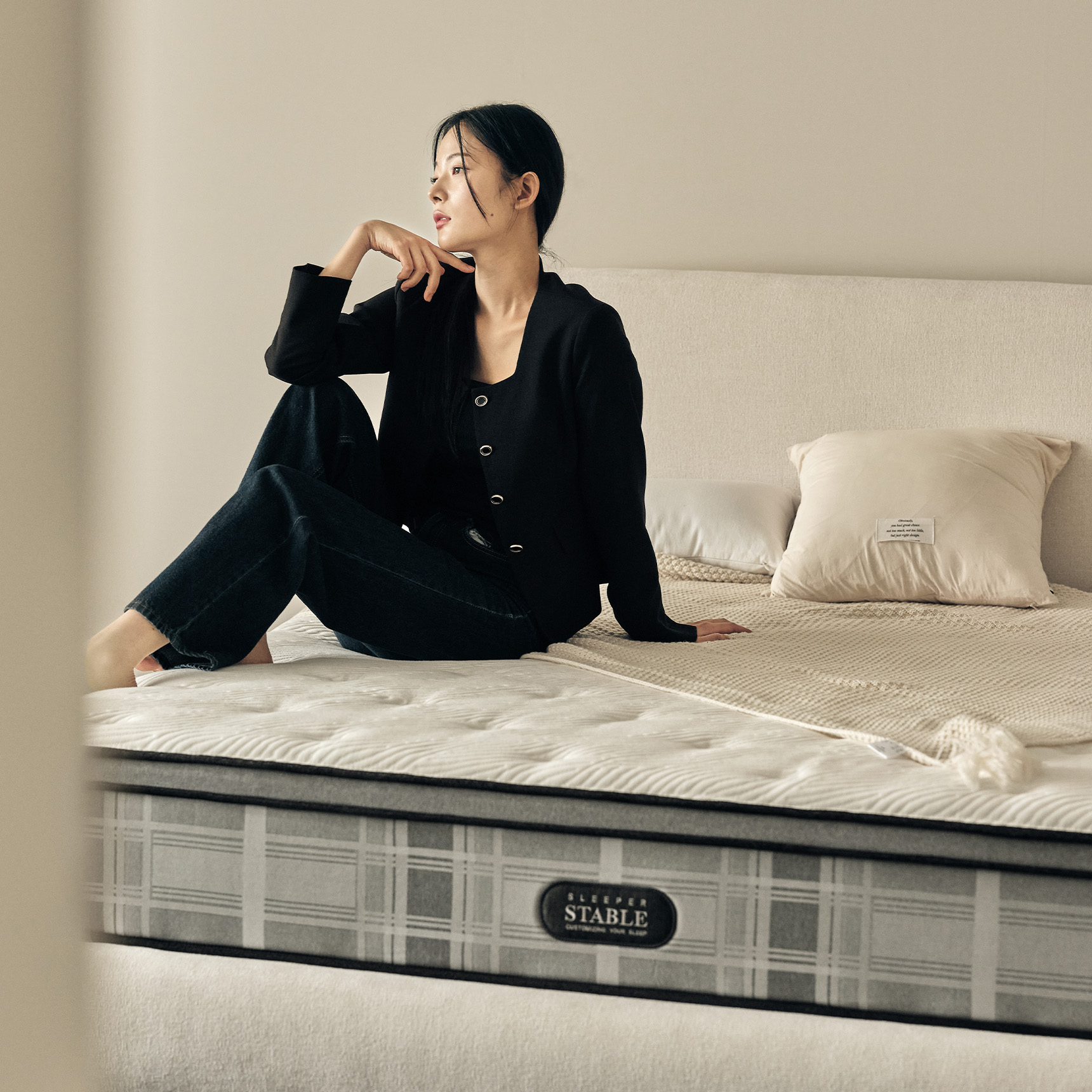 슬립퍼 스테이블 허리 단단한 천연 라텍스 메모리폼 침대 매트리스 27cm, SS(슈퍼싱글), 프라임(하드)