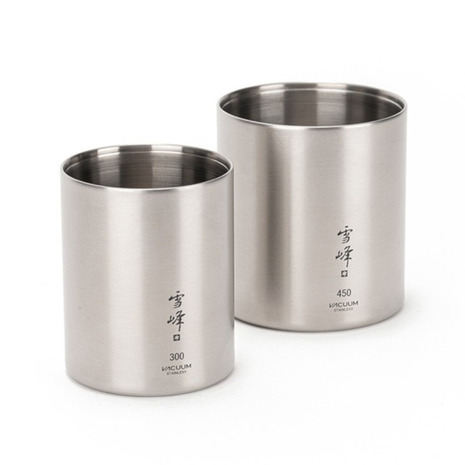 스노우피크 진공 설봉 스태킹 캠핑 머그 세트 한정판 300, 450ml SET - 상품 이미지