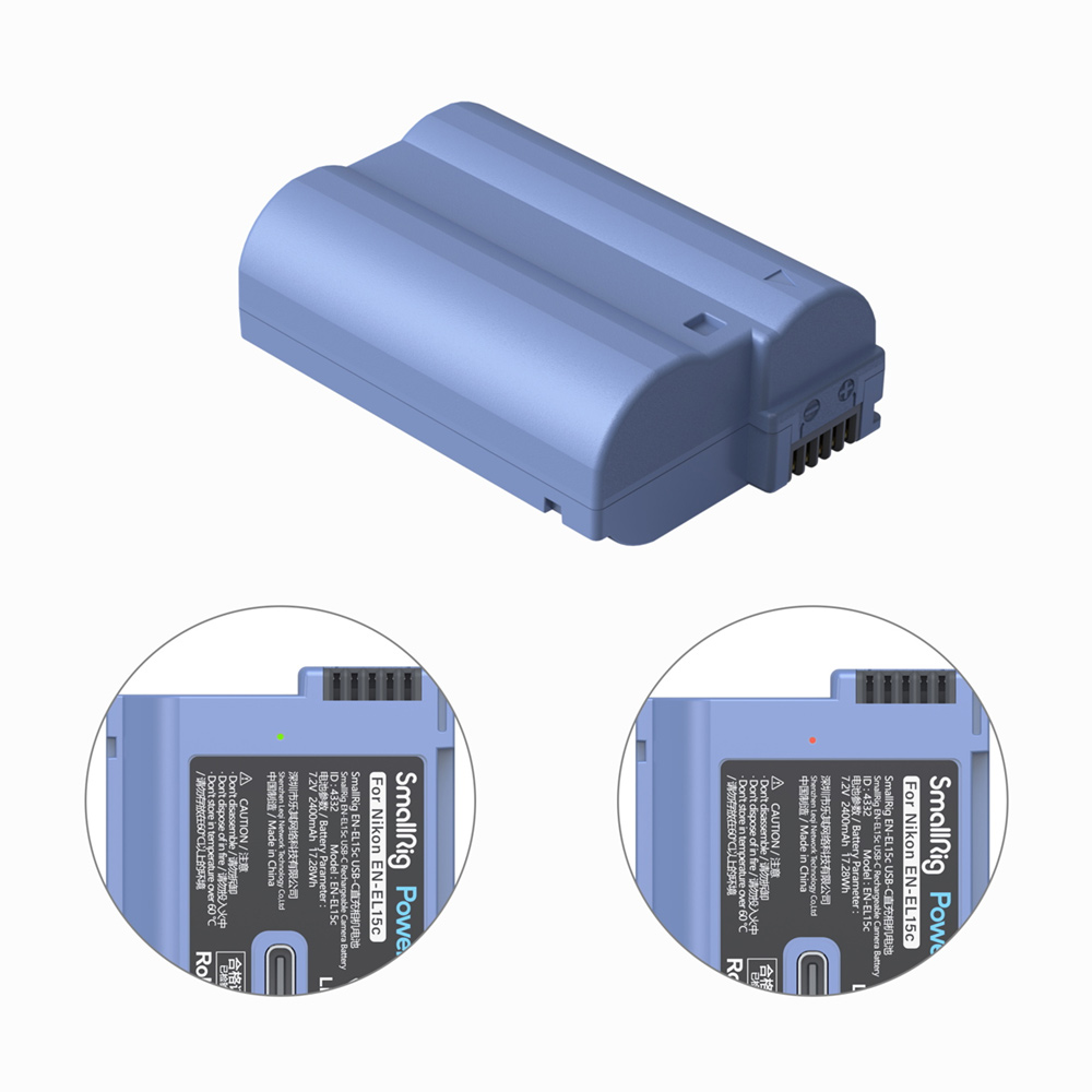 스몰리그 4332B 니콘 EN-EL15c 카메라 배터리 USB C 타입 충전 KC인증 이미지 6