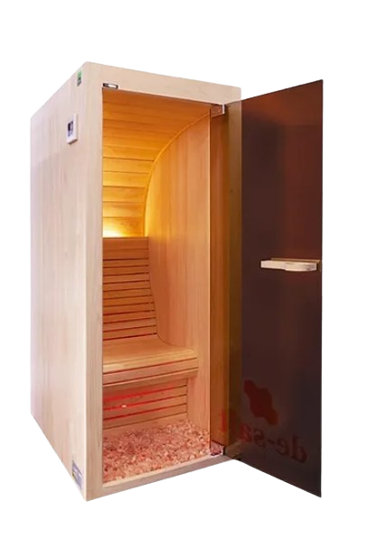 1인용 편백나무찜질방 홈 가정용건식사우나 실내 원적외선