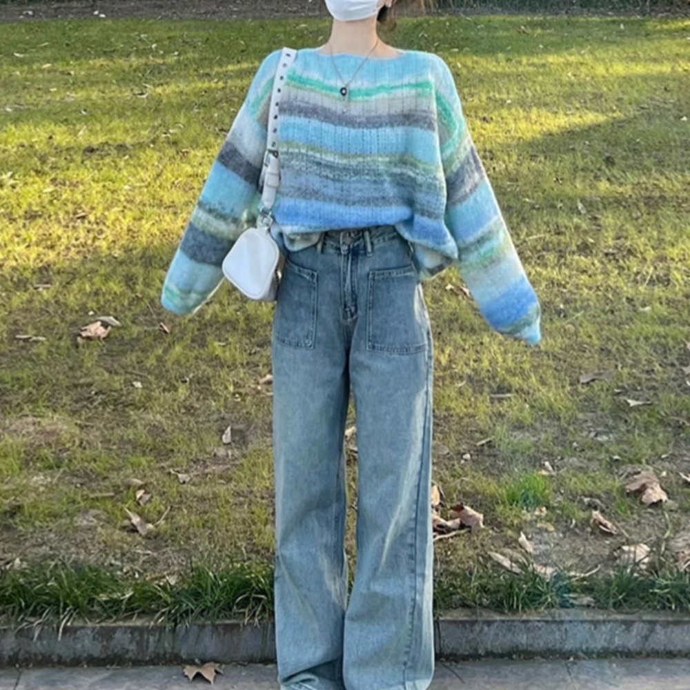 한블리 박미선 75화 스트라이프 니트 데일리 봄 - 메인 이미지