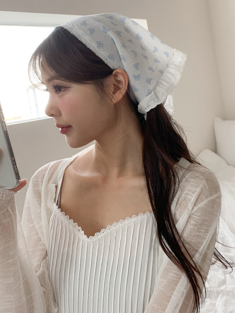[❤당일출고❤14종] 코티지코어 여름 헤어 두건 반다나 삼각 스카프 모음 *2개이상 구매시 할인 상세 이미지 135