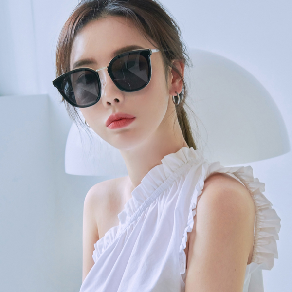 빅사이즈 대두 사각 뿔테 UV 시력보호 자외선차단 편광 선글라스 블랙 - 상세 이미지 4