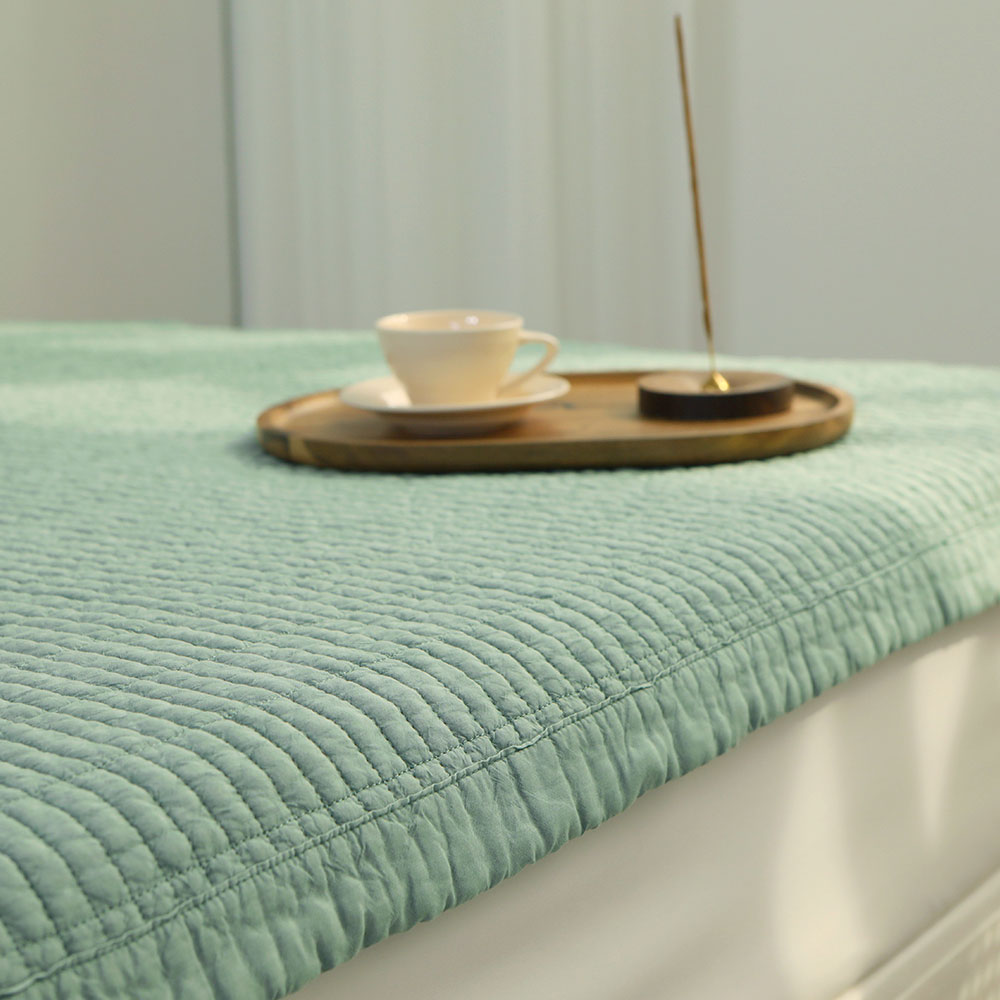 모달 순면 피그먼트 침대고정패드 SS 데이라인 화이트