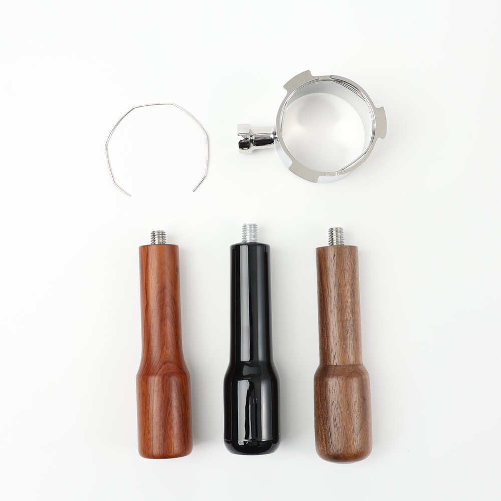 홈인홀 51mm 드롱기 데디카 바텀리스 포터필터 스메그 로즈우드 바스켓 미포함 이미지 3