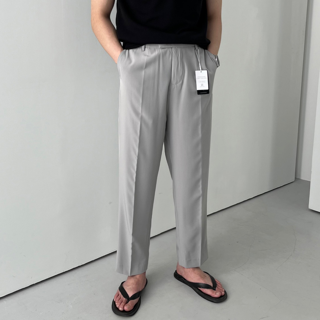 테이퍼드슬랙스 남자여름슬랙스 냉장고바지 - 상세 이미지 4