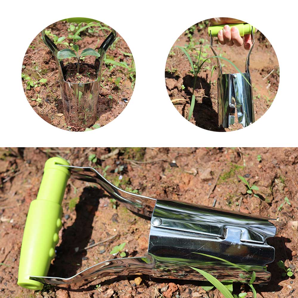 일반형 모종 이식기 삽 한손 씨앗 파종기 모종기 흙 구멍 파기 원예 텃밭 가꾸기 화분 재배 농장 농기구 이미지 2