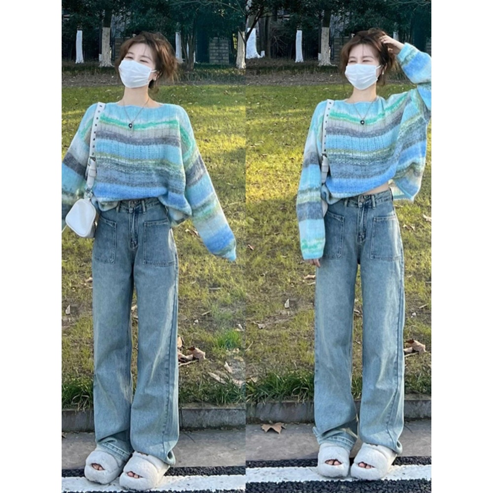 한블리 박미선 75화 스트라이프 니트 데일리 봄 - 상세 이미지 3