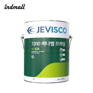 제비스코 건축용 에나멜페인트 7200 에나멜 프라임 무광/ 흑색 4L