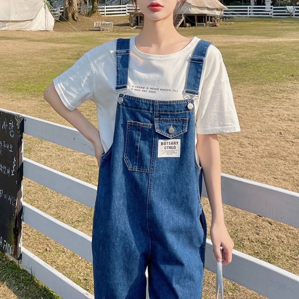 손예진 인스타그램 멜빵 바지 캐주얼 스트릿 - 메인 이미지