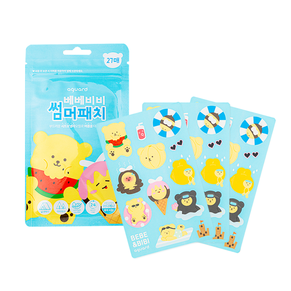 아가드 베베 비비 썸머패치 27매 모기 스티커