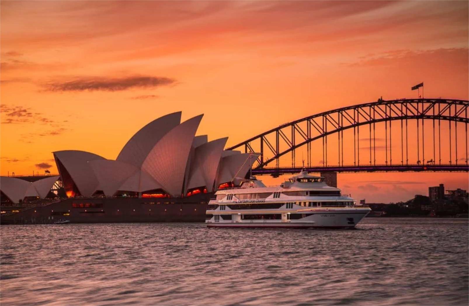 호주 시드니 하버 스타라이트 디너 크루즈