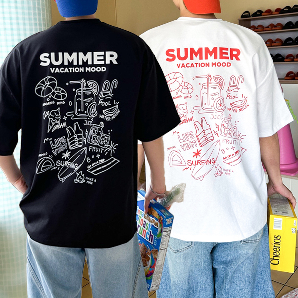 쿨반팔티 남자여름반팔티 어깨넓어보이는옷 - 상품 이미지