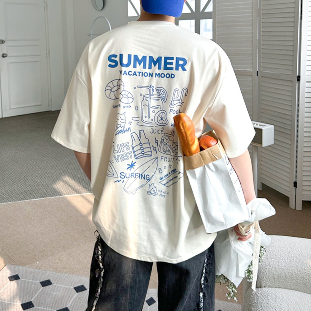 쿨반팔티 남자여름반팔티 어깨넓어보이는옷 - 상세 이미지 5