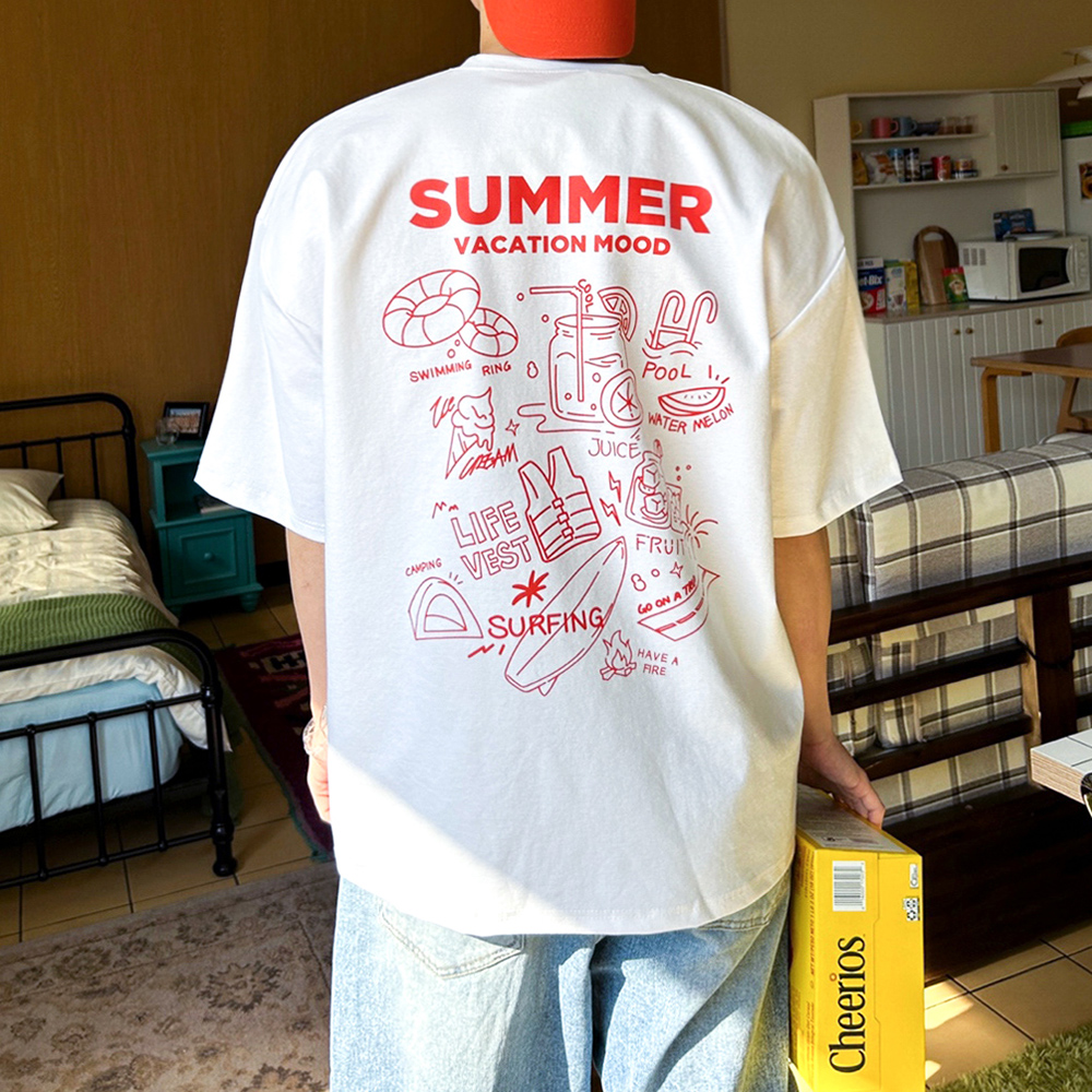 쿨반팔티 남자여름반팔티 어깨넓어보이는옷 - 상세 이미지 4