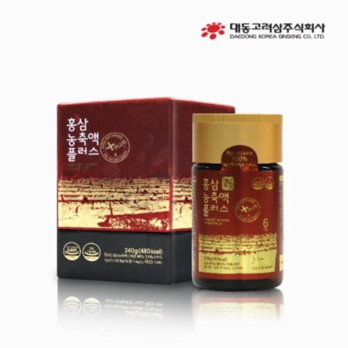 대동고려삼 6년근 홍삼정 홍삼 농축액 100% 240g 2병 국내산 진세노사이드 사포닌 - 상세 이미지 3