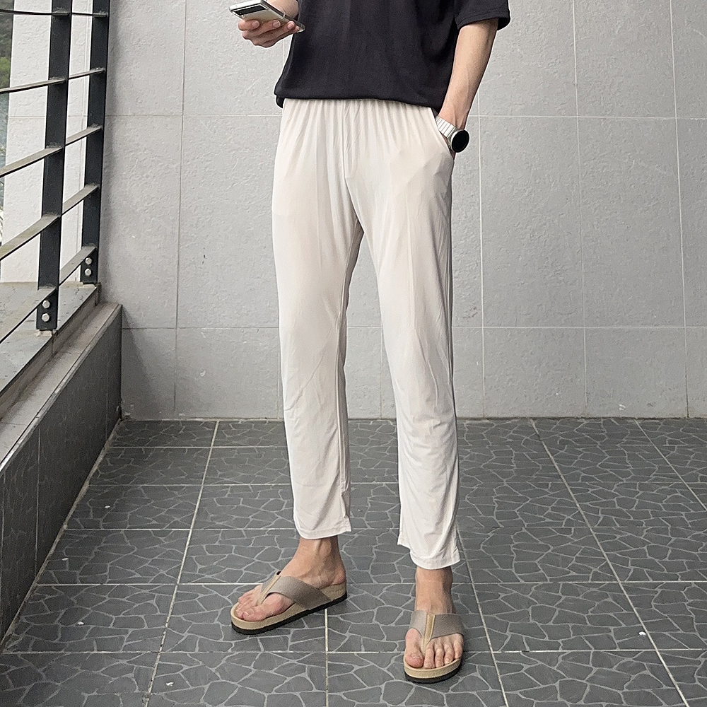 남자 냉장고바지 빅사이즈 커플 아이스 팬츠