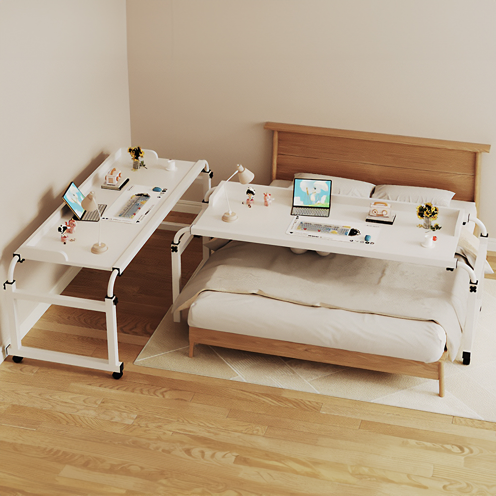 이동식 침대 테이블 사이드 베드 보조 책상 노트북 바퀴 달린