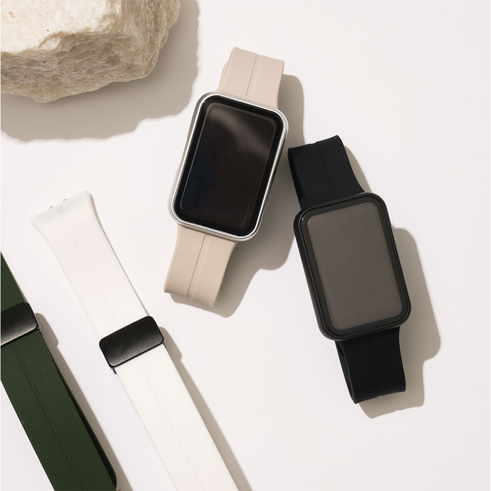 갤럭시 핏3 스트랩 디버클 마그네틱 스포츠 실리콘 fit3 호환 밴드