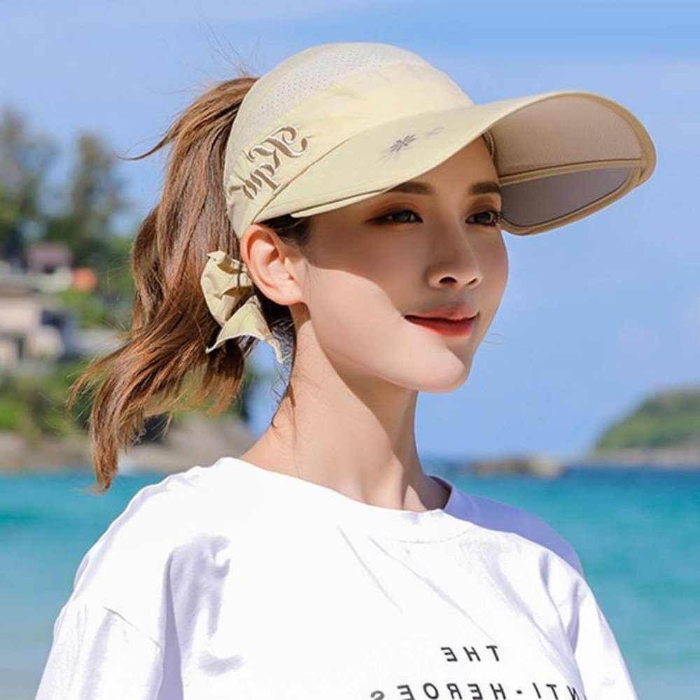 운동할때모자 아줌마썬캡 가드닝모자 걷기운동 골프 - 상품 이미지