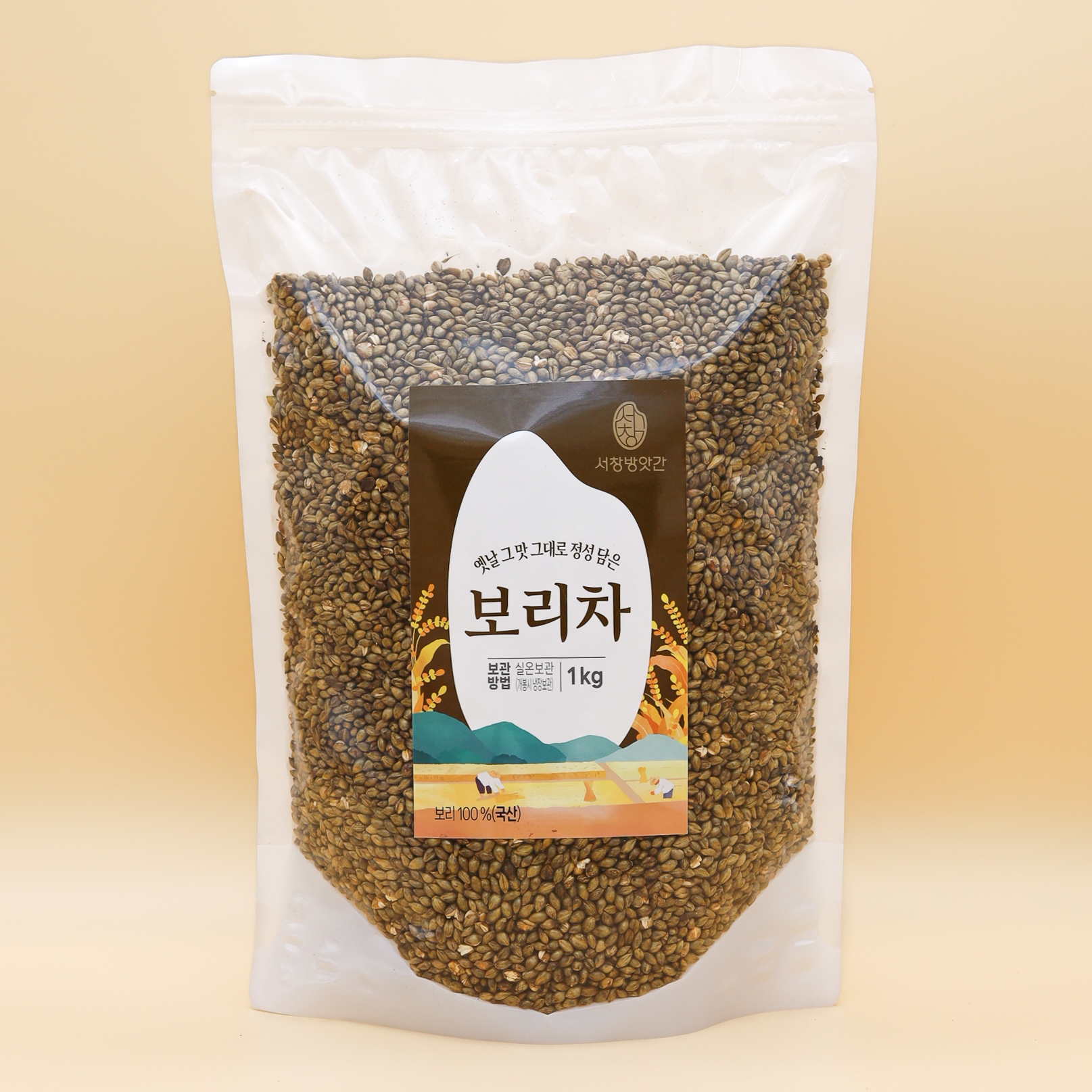 서창방앗간 국산 볶은 보리차 통보리차 1kg