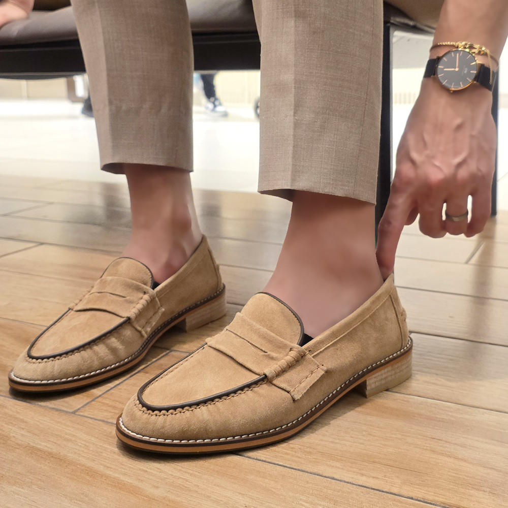 타이가 페니로퍼 스웨이드 양가죽수제화 240 290mm