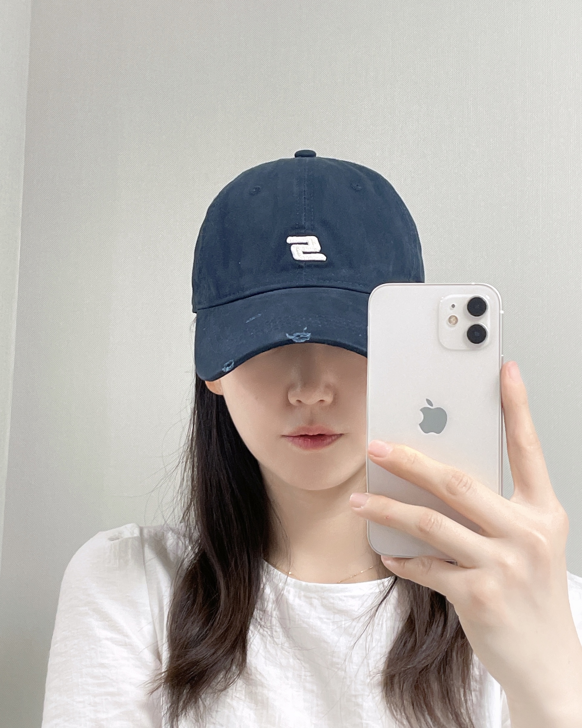 아워피크 빈티지s 신상 볼캡 데일리 모자 네이비 베이지 2colors