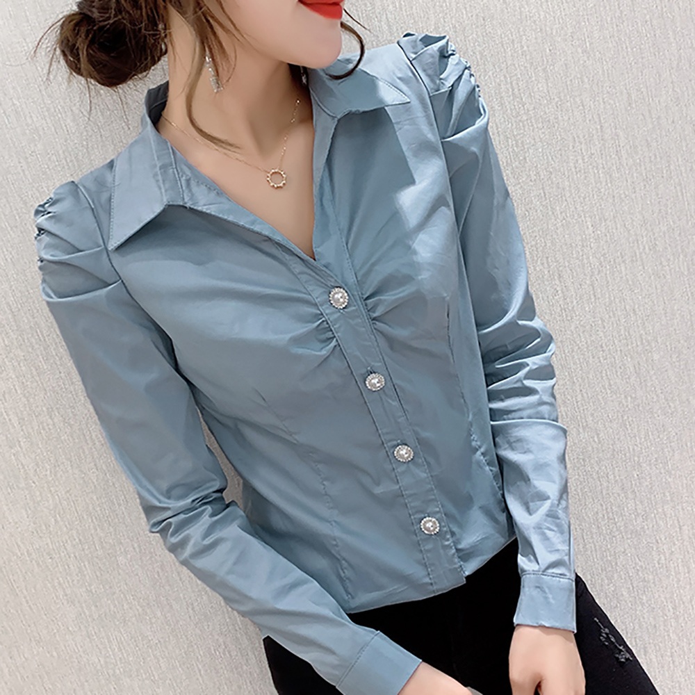 편스토랑 양지은 셔츠 블라우스 프렌치 놈코어 - 상세 이미지 2