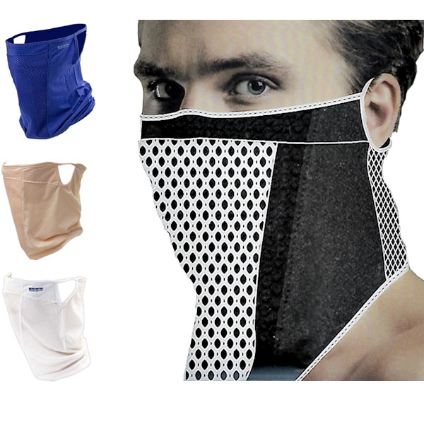 귀걸이형 쿨 멀티스카프 냉감 자외선 차단 스포츠 마스크 멀티프 - 상품 이미지