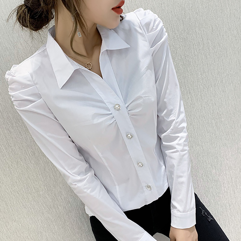 편스토랑 양지은 셔츠 블라우스 프렌치 놈코어 - 상세 이미지 4