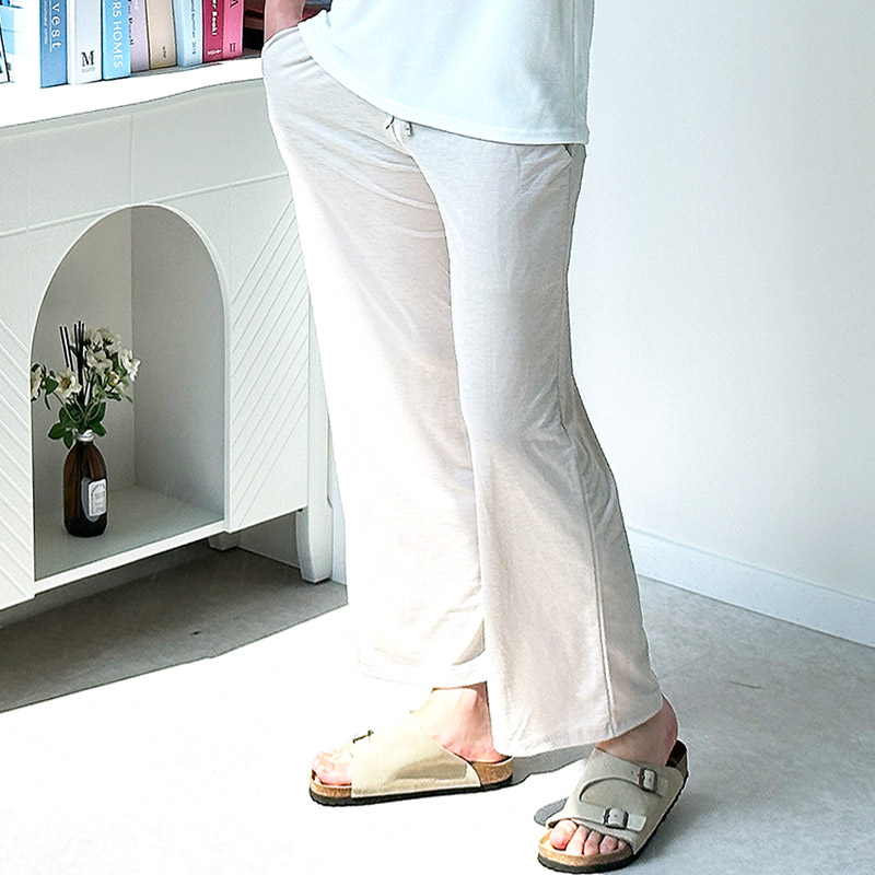 남성 냉장고바지 여름바지 남자 아이스 팬츠 쿨슬랙스 와이드팬츠