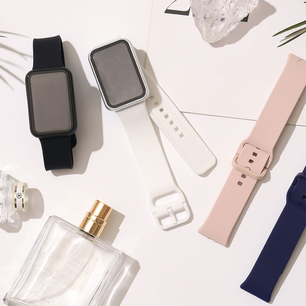 갤럭시핏3 실리콘 스트랩 밴드 줄질 갤핏3 호환 시계줄 교체