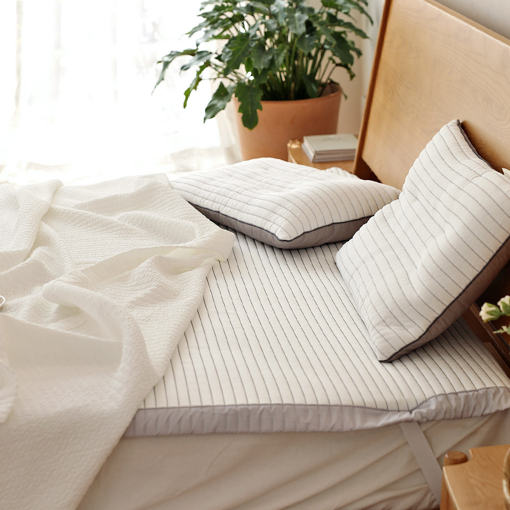 마롤로뜨 듀라론 냉감패드 슈퍼싱글 패드 쿠시노 쿨매트 여름 아기 침대 스트라이프 SS