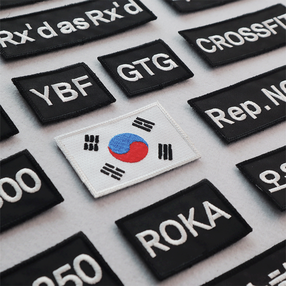 2+1 소량 자수 가방 백팩 벨크로 패치 와펜 제작 - 상품 이미지