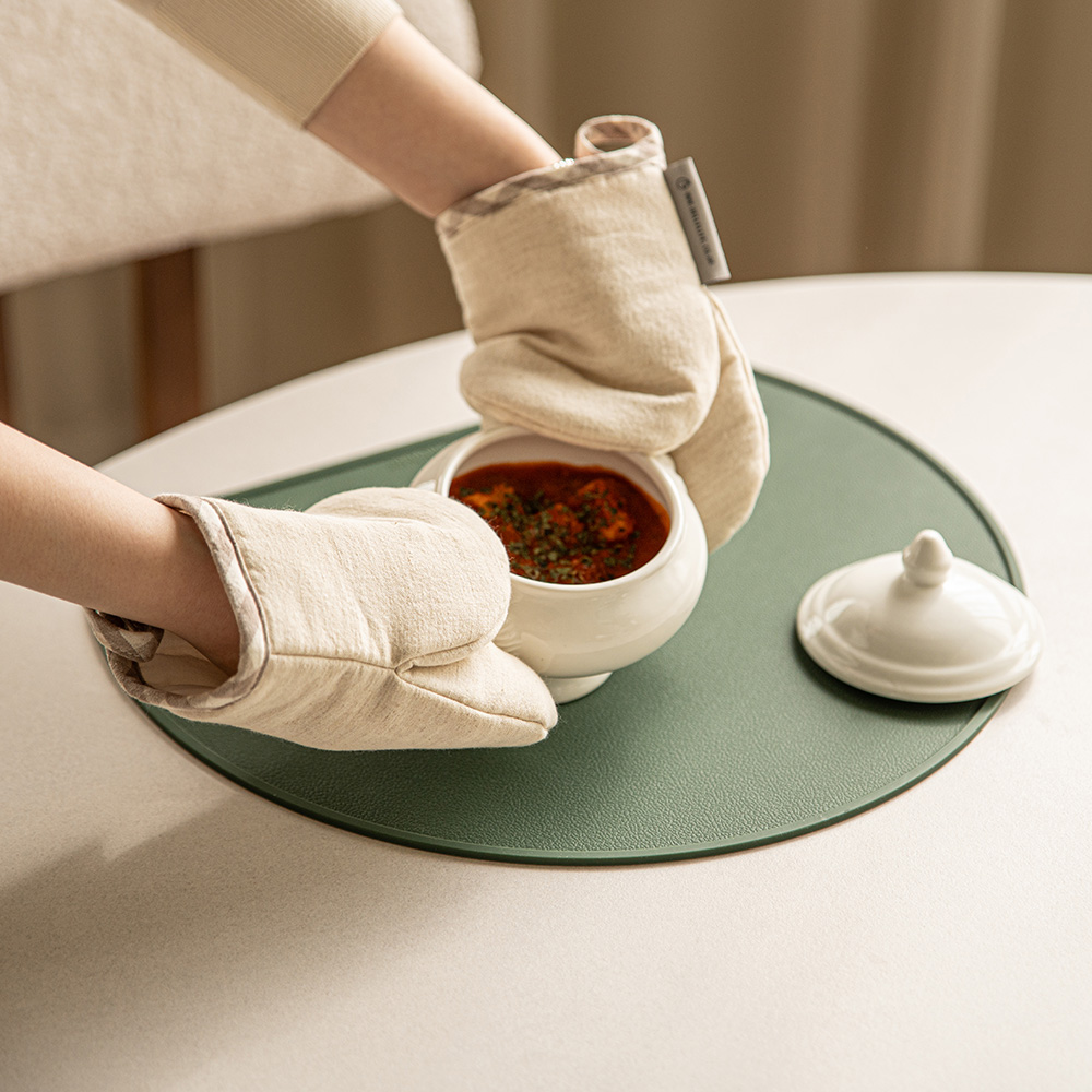 오아르 원목 포세린 세라믹 원형 식탁 테이블 1200