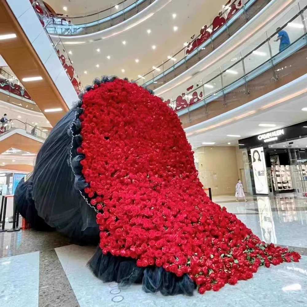 행사 이벤트 소품 대형 자이언트 꽃다발 백화점 축제 1. 분홍색(보증금) - 상세 이미지 3