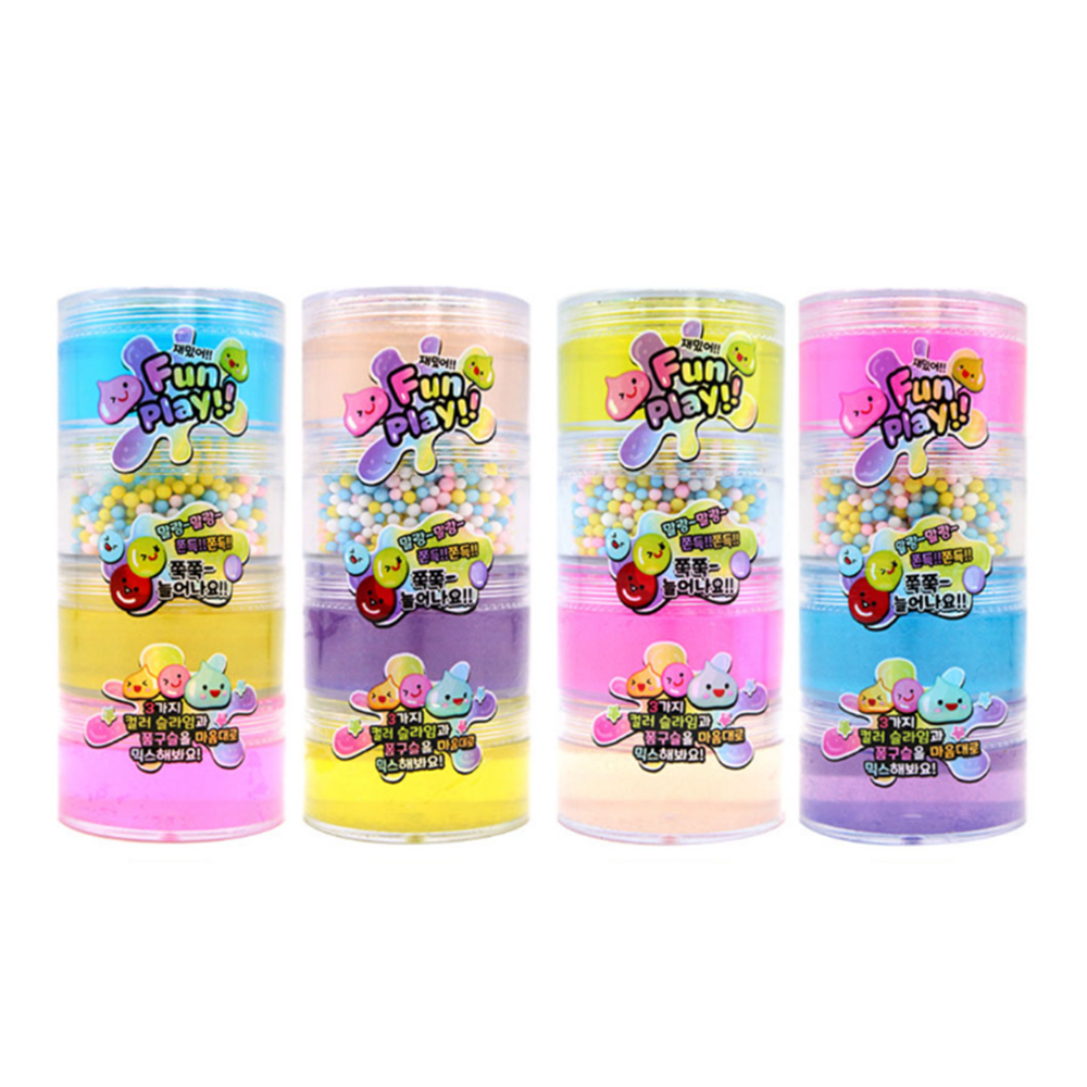 태권도어린이날선물 초등학생 교회 학원단체답례품 슬라임세트6개