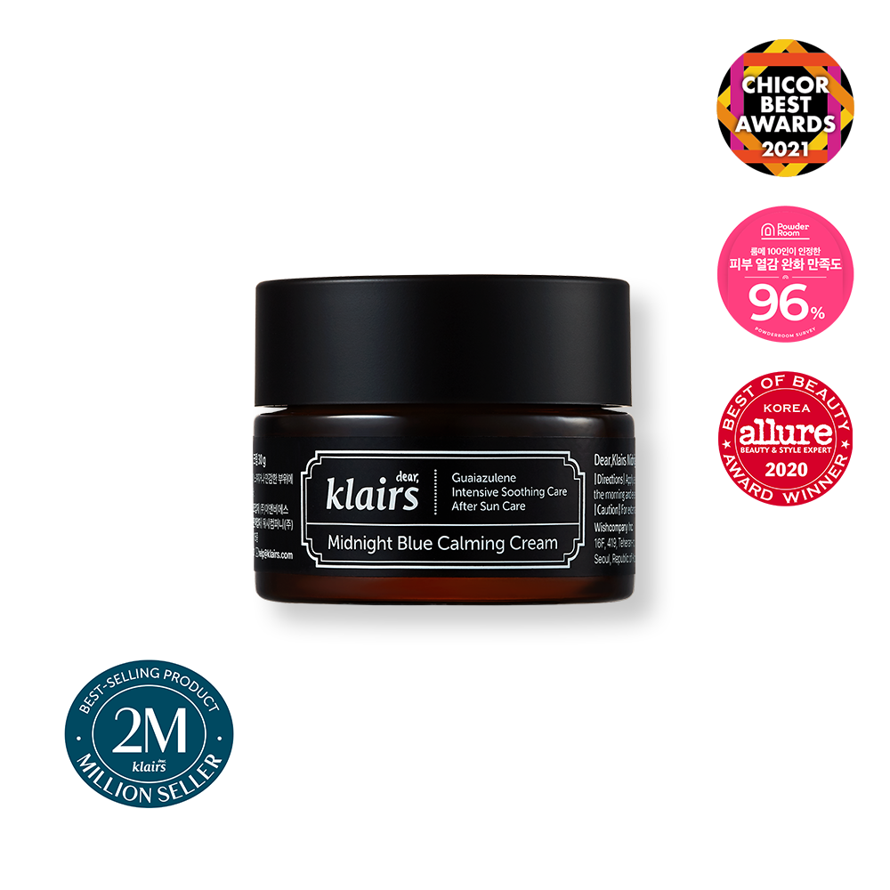 [라운지전용] 클레어스 EGF 미드나잇 블루 카밍 크림 30g / 아줄렌 진정 수분 쿨링 이미지 2