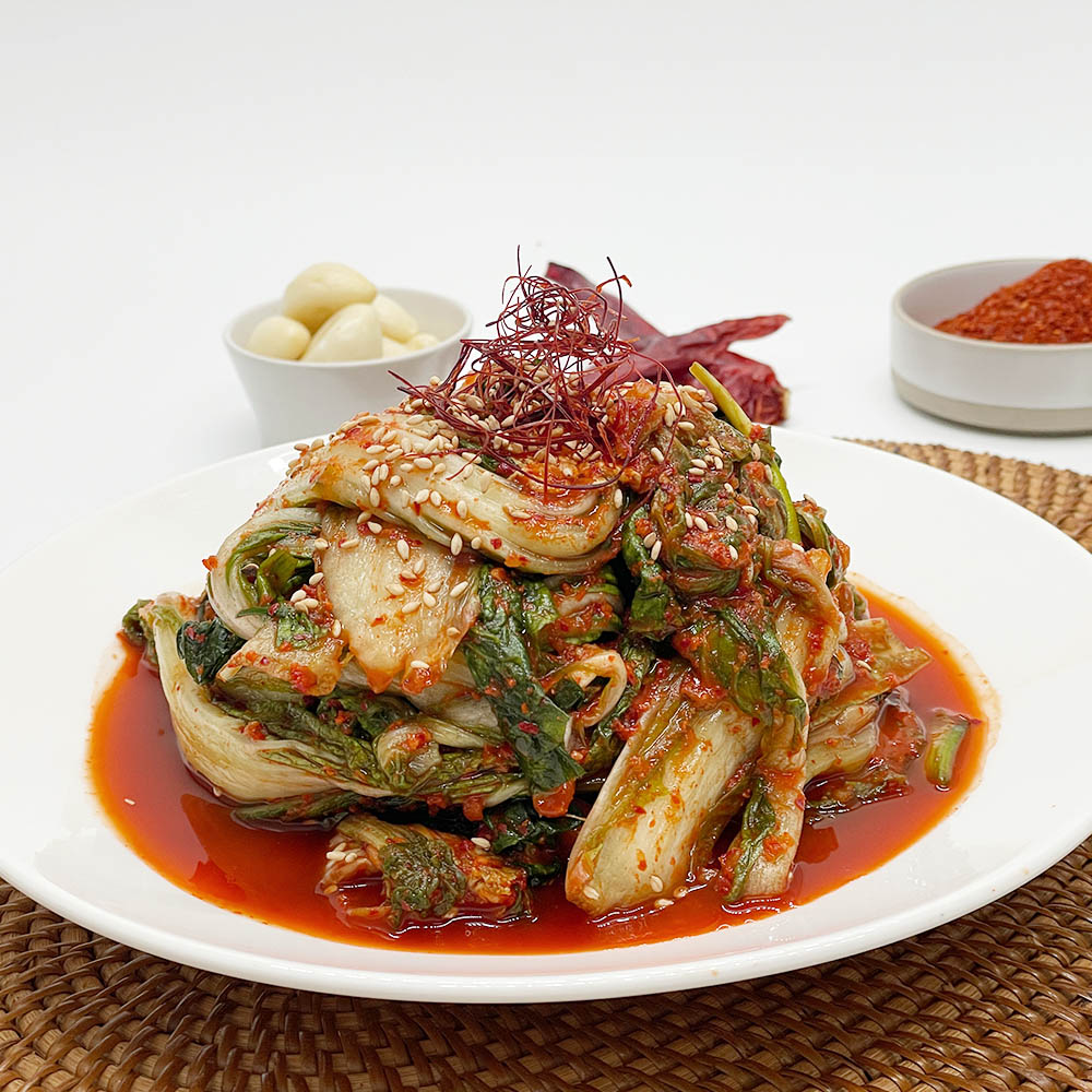 HACCP 전통식품 100%국내산 전라도 얼갈이겉절이 1kg 2kg 3kg - 상세 이미지 3